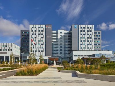 Cortellucci Vaughan Hospital near Flori Towns, offering top-tier healthcare in Vaughan